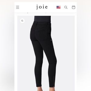 Like New Joie High Park Skinny Pants Black
